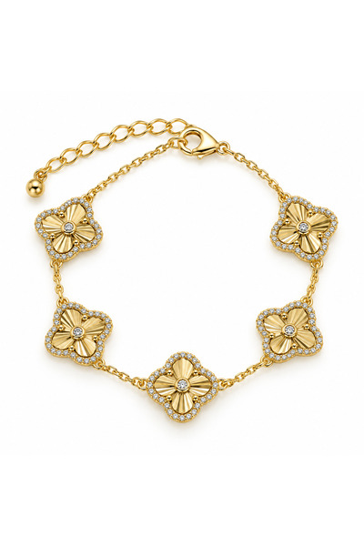 Vi store Premium Gold 5 Yonca Bileklik