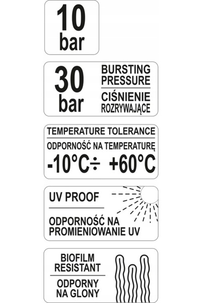 Flo Furtun de grădină 3/4 " 50M PVC UV 30 BAR -10/+60 ° C