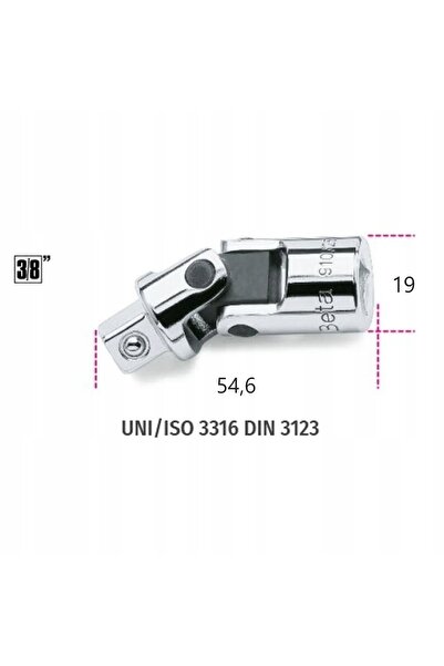Beta PRZEGUB CU 3/8'' NEST 54.6MM 910/25
