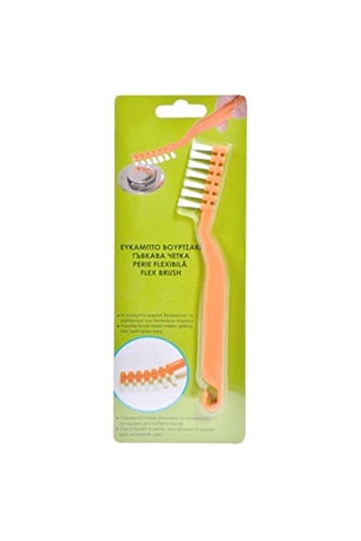 OEM Flexible Plastic Brush Orange 19cm