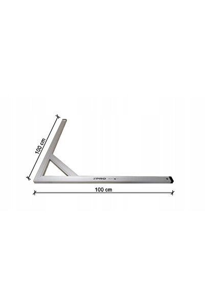 PRO Cornier 100 x 100 cm anodizat cu colț teșit ranforsat PRO600