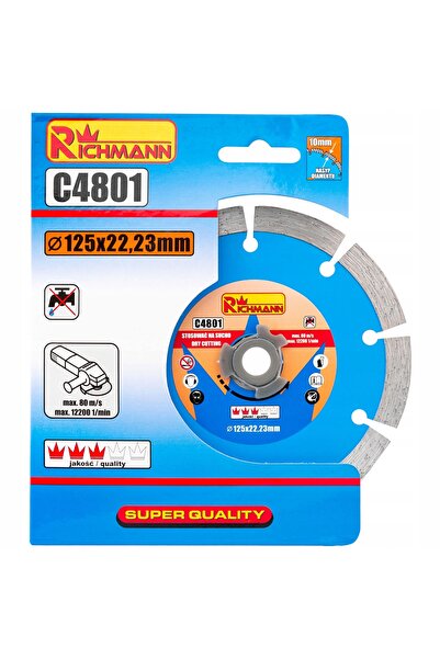 richmann Set de discuri diamantate segmentate pentru tăierea betonului 125MM ...