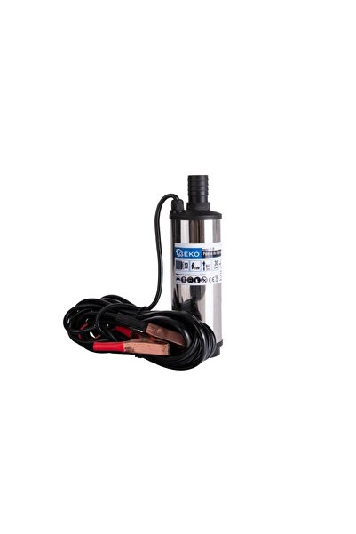 GEKO Pompă submersibilă de ulei 12V 51mm cu furtun de 4m și pistol de aliment...