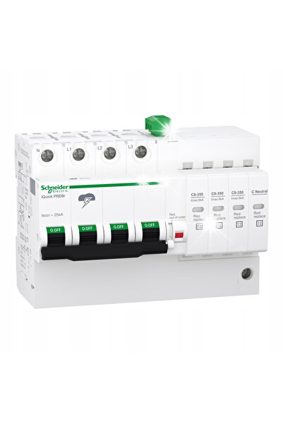 Schneider Electric T2+T3 3P+N 8kA 1,2kV iQuick PRD8r SCHNEIDER A9L16300