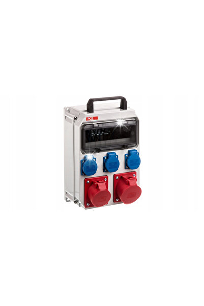 PCE DISTRIBUITOR PORTABIL BUDOWLANA HEL IP44 32/5 16/5 3x16A/2P+Z 90EKO001