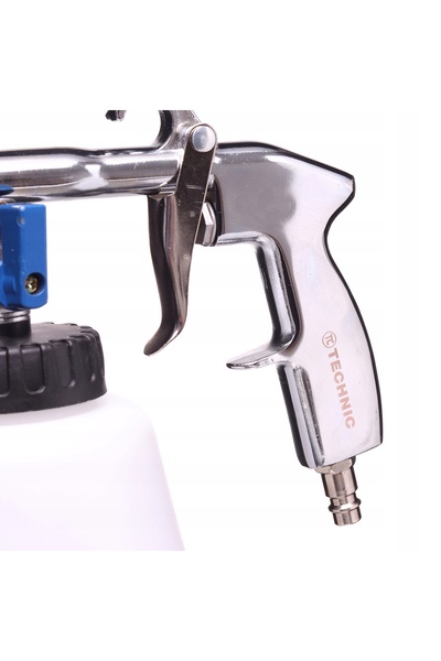 TC Technic Pistol de curățare auto cu aer comprimat pentru interior și covoar...