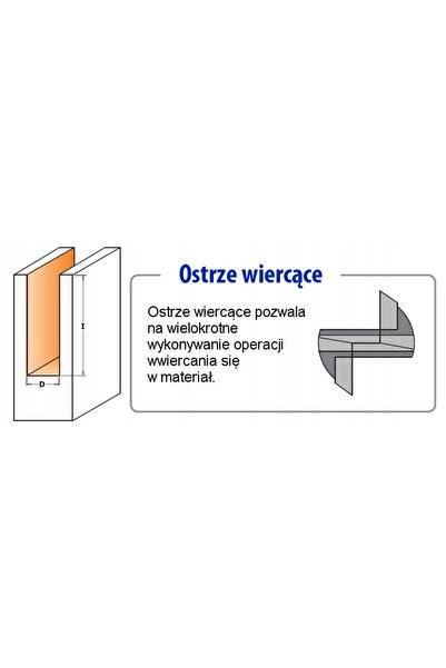 CMT Freză dreaptă de 10mm pentru lemn 174.102.11