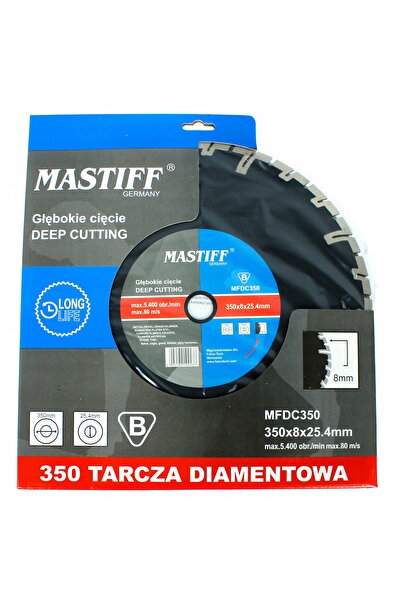 MASTIFF DISC DIAFANT 350 x 25.4 TĂIERE PROFUNDĂ