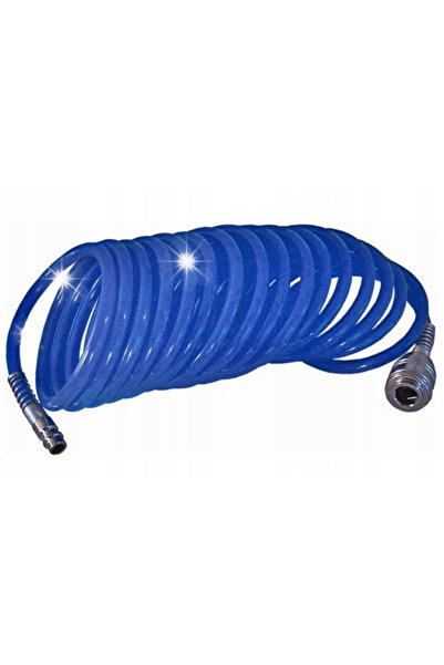 Pansam Furtun spiralat pentru compresor pneumatic, 10 metri, cu fitinguri, ar...