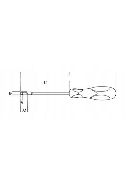 Beta Cheie tubulară hexagonală lungă de 6MM 943BX/6