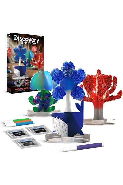 Discovery Mindblown Crystal Sea Creations Chemistry Kit, 13 Pieces