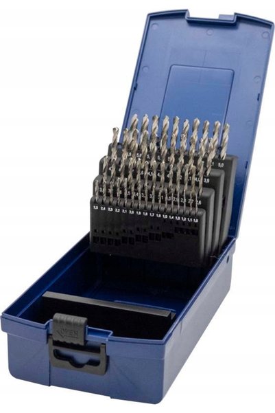 KRYPTON Set de burghie HSS-G de 1.0-5.9mm pentru metal, oțel și fontă