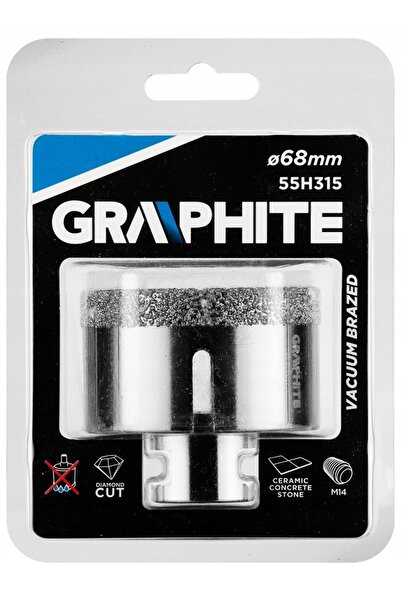 graphite Burghiu diamantat 68 mm x M14, 55H315