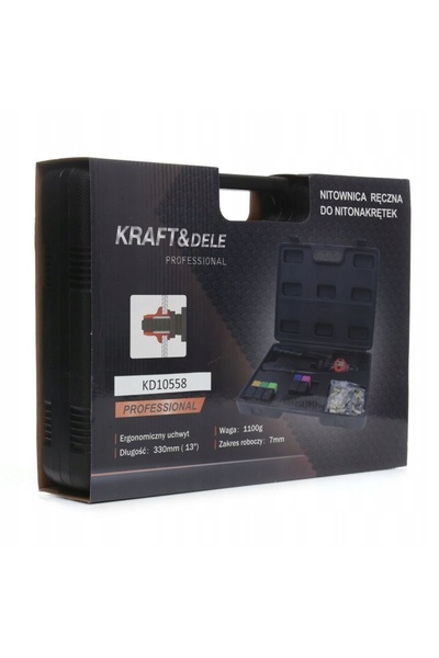 Kraft&dele Pistol de strângere a piulițelor tip foarfecă M5-M12, portabil KD1...