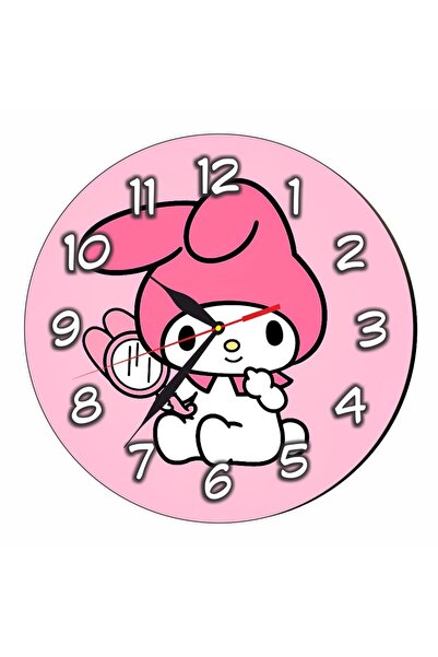 OEM Ceas Disney My Melody, Lemn, 30 cm, CSDUV153