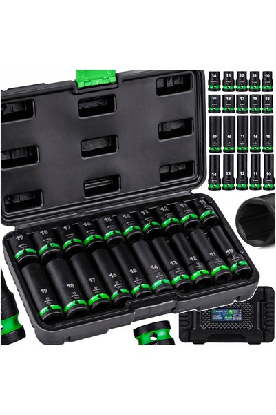 wüber SET DE 20 DE PIESE PADURI DE ANTRENAMENT 1/2 " hexagonal scurt/lung 10-...