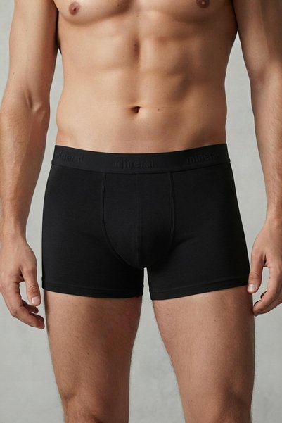 Mineral 51 Erkek Siyah Boxer Külot