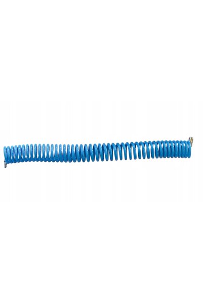 adler 8 x 12mm 5m Furtun spiralat din poliuretan pentru aer cu fitinguri