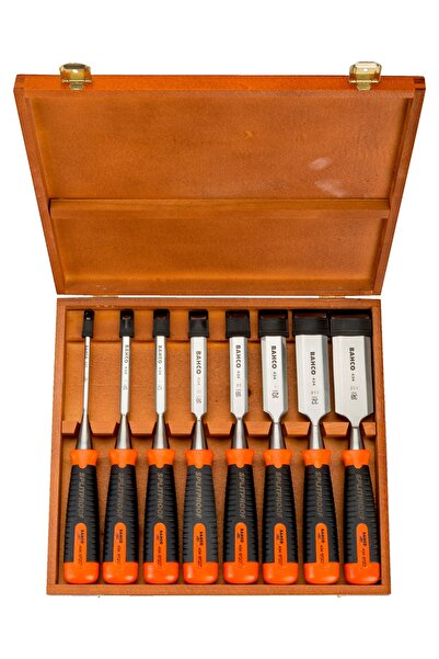 Bahco Set de dălți pentru lemn 6-38 mm 8 bucăți Premium