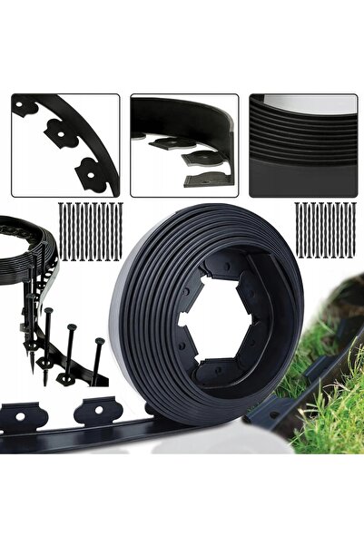 AG Tech Gafit 10m x 5,5cm EASY BORDER Bordură pentru gazon + Țăruși