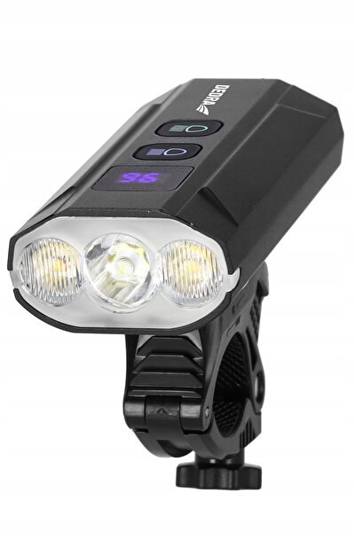 NO BRAND Lampă de bicicletă față DEDRA L0931 power bank USB-C LED 1200lm