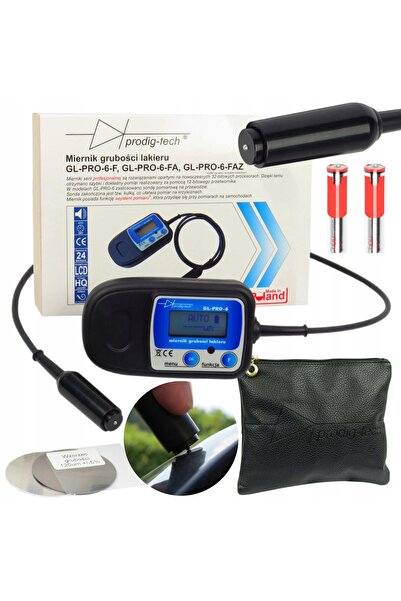 NO BRAND GL-PRO-6-F Tester de grosime a vopselei, sondă senzor pe cablu