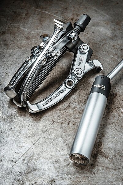 NEO Tools Extractor de rulmenți cu trei fălci de 4 inci (60-200mm) pentru sep...
