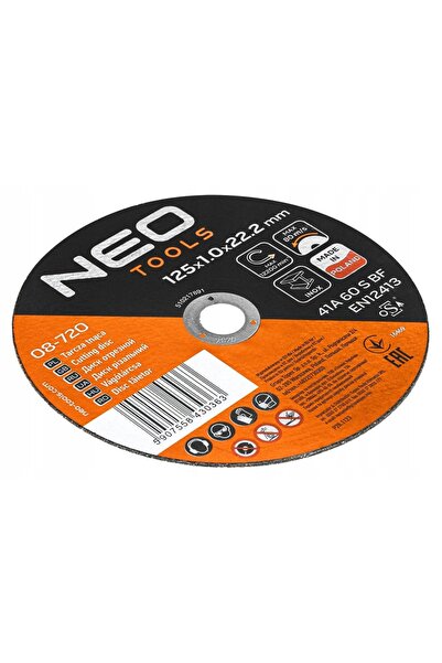 NEO Tools NEO PACK 25EL DISCURI DE TĂIAT METAL 41A 60 S BF 125x22,2 INOX POLS...
