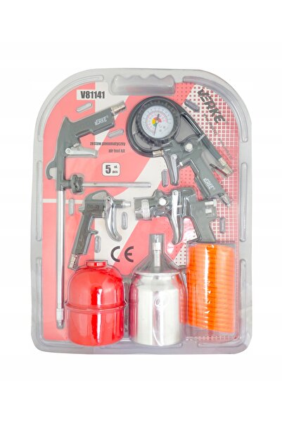 VERKE Set de scule pneumatice pentru compresor de aer 5 piese