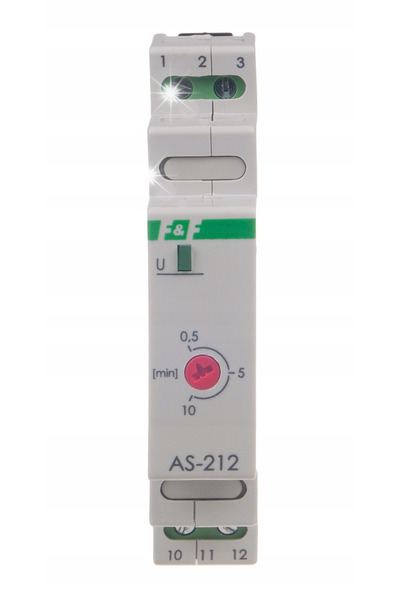 F&F DİZAYN Temporizator automat 16A 230V AC 0,5-10 minute F&F AS-212