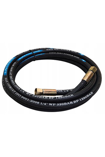 VERKE Furtun pentru gresor 4 metri 1/4 inch