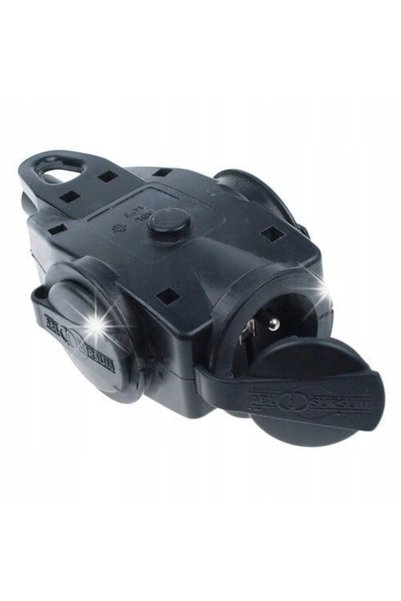 NO BRAND Adaptor triunghiular din cauciuc cu 3 căi ABL 1473-292