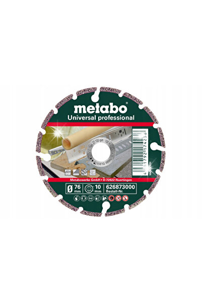 Metabo 626873000 DISC DE TĂIERE CU DIAMANT UNIVERSAL 76x10mm PROFESIONAL