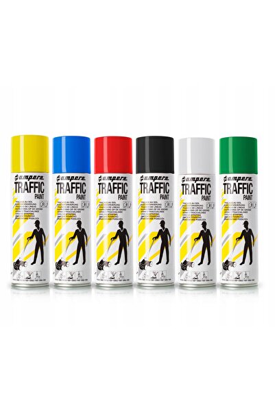 Ampere Vopsea pentru marcaje rutiere galbenă TRAFFIC 500ml 1 buc. pentru vops...