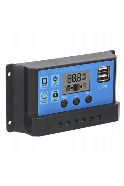 NO BRAND 12V 24V PANOU LCD 30A REGULATOR ÎNCĂRCĂTOR SOLAR