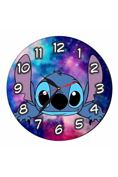 OEM Ceas Disney, Lilo & Stitch, Lemn, 40 cm, CSDUV087