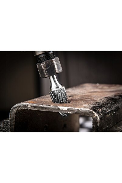 NEO Tools Freza pentru metal HM tip G (cu vârf ascuțit) 12 x 25 mm, ax 6 x 45 mm