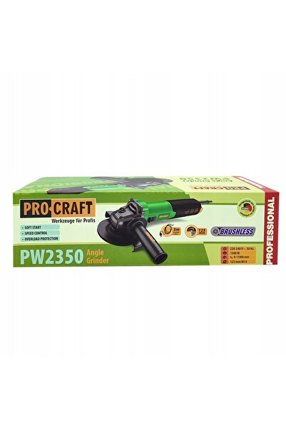 ProCraft Pdr Tools Polizor unghiular fără perii PROCRAFT 1300W 125 cu reglare...