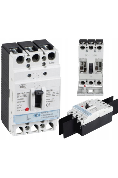 KANLUX IDEAL KMCCB-F-125A 3P 125A MCCB DISJUNTOR COMPACT DE PUTERE 36290