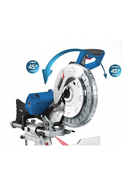 dedra Fierăstrău circular troncat bidirecțional de 305mm, 2000W, pentru lemn