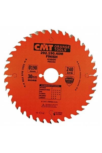CMT Disc de tăiere HM 190x30 40Z 292.190.40M