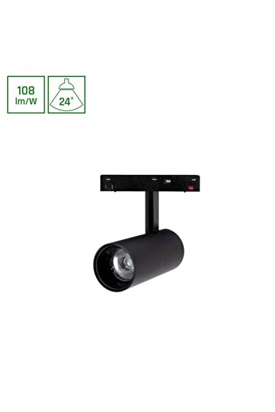 Spectrum SYSTEM SHIFT BASIC SPOT M Proiector direcțional 12W 4000K neutru NEGRU