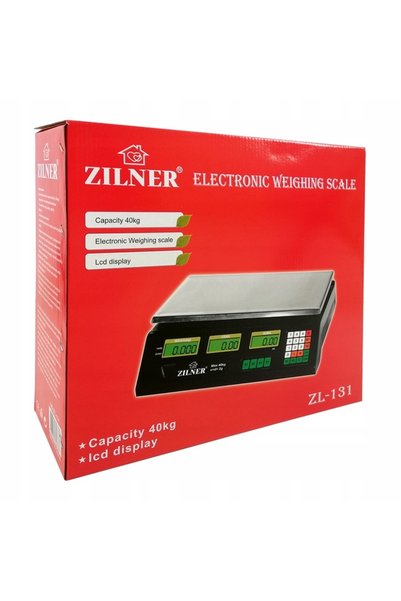 ZILNER Cântar electronic de magazin 40 kg / 2g