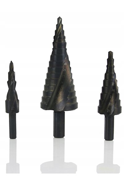 Rapid Burghie conice în trepte 3 buc. 4-32mm