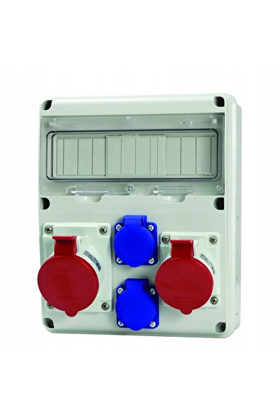 SCAME 11MOD 1x32A/5P 1x16A/5P 2x230V IP44/54 ENERBOX