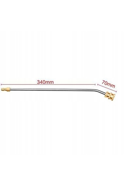 Rosfix Lance lungă de 50 cm pentru mașină de spălat, pentru conector rapid de...