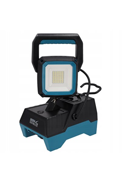 dedra Lampă de lucru LED reîncărcabilă 18V 15W, proiector portabil pentru ate...