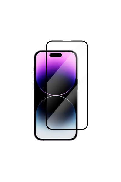 Vmax Σκληρυμένο Γυαλί 9D iPhone 14 Pro Max Μαύρο Πλαίσιο