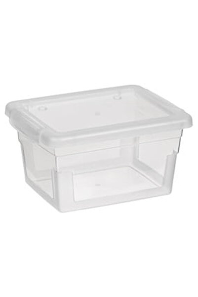 OEM Transparent Plastic Storage Box with Lid 1.3L