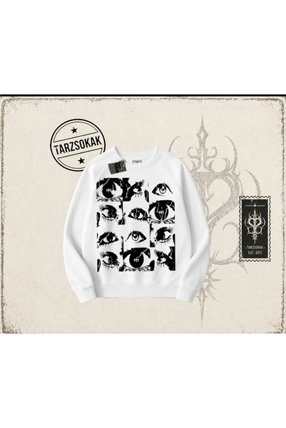 Tarzsokak Unisex majica sa širokim izrezom, unisex, bela